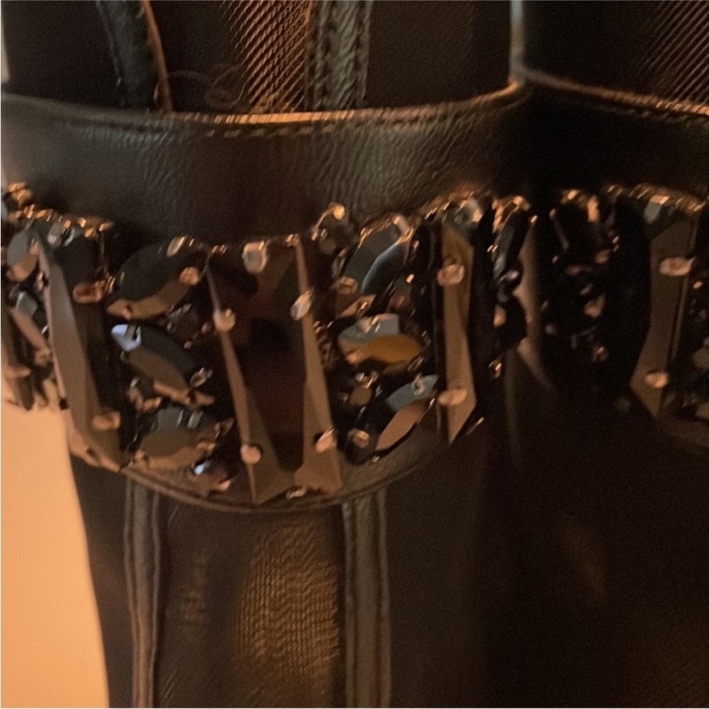Karl Lagerfeld Paris Blayze Peep Toe Bootie - Picture 6 of 6